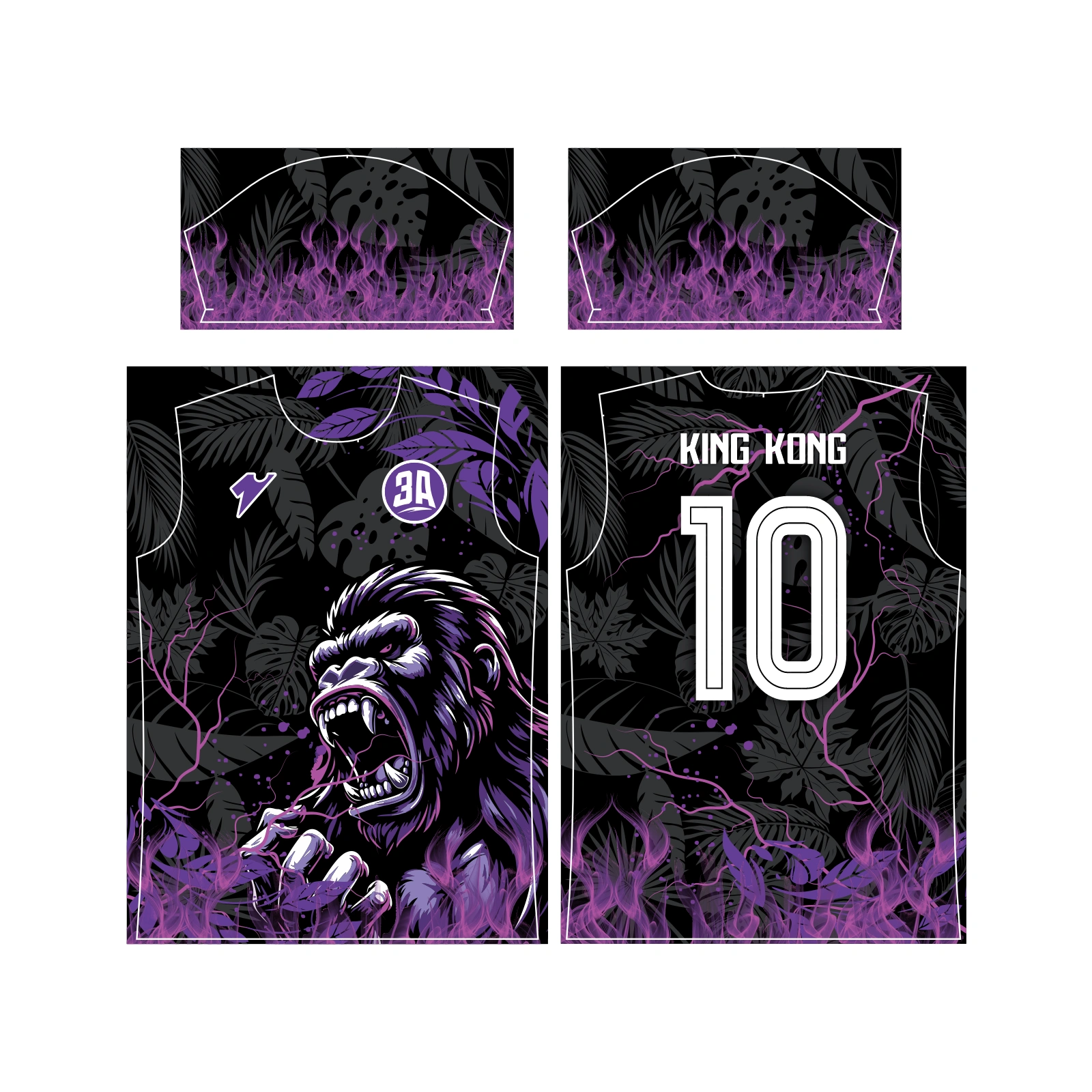 Vetor Estampa Vetor Camisa Interclasse Kink Kong | Arte Editável Coreldraw - Mockup Editável em CDR, PDF, SVG e PNG