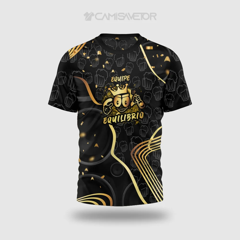 VETOR PREMIUM EDITÁVEL EQUIPE EQUILÍBRIO | ARTE PARA CAMISAS PERSONALIZADAS — imagem 2
