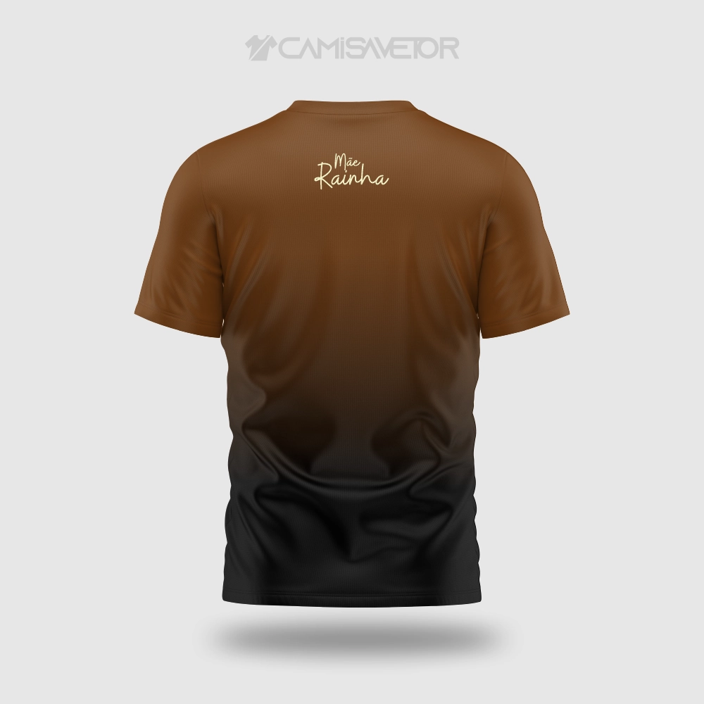 VETOR PREMIUM EDITÁVEL: ESTAMPA MÃE RAINHA PARA CAMISA CATÓLICA — imagem 3