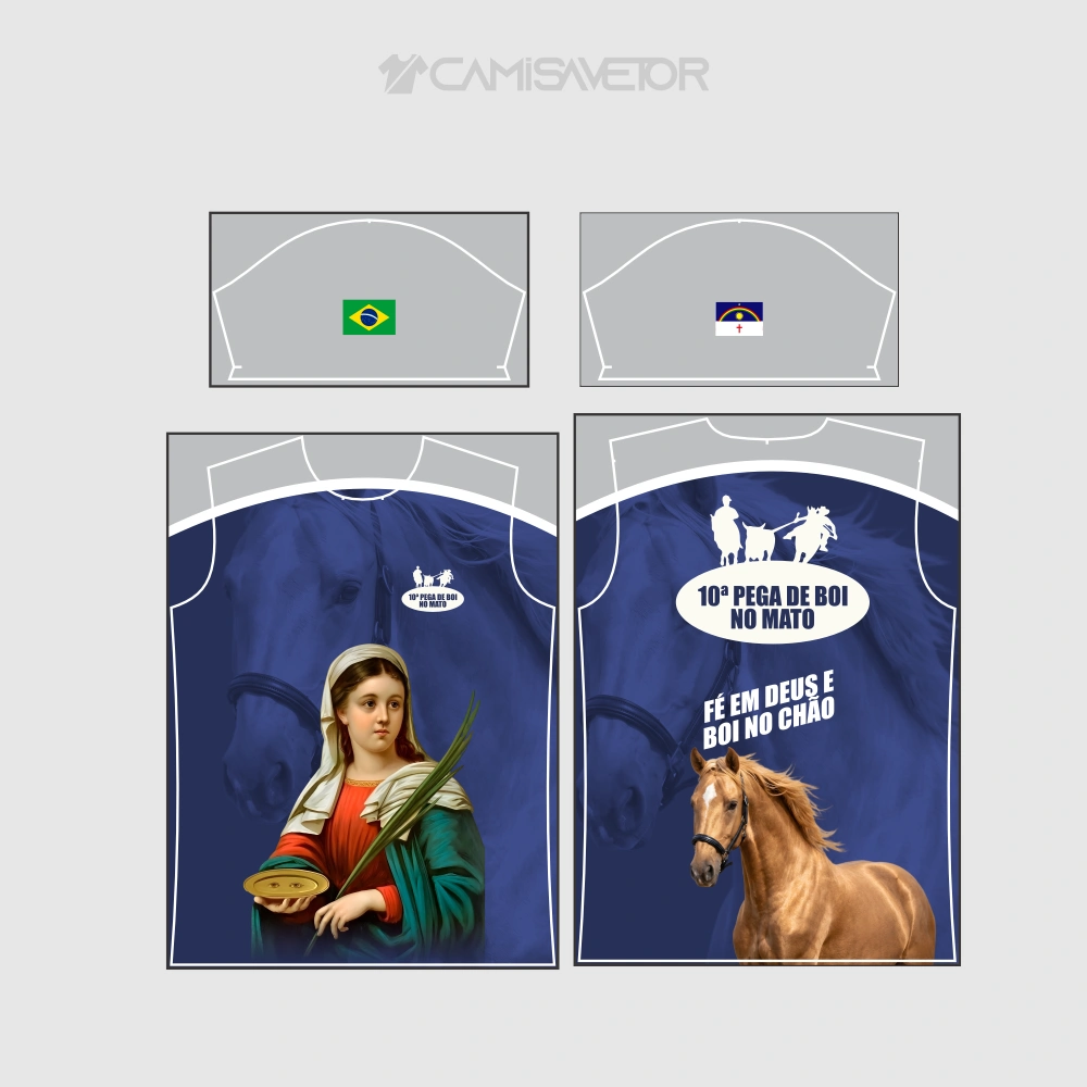 VETOR PREMIUM VAQUEJADA: ARTE EDITÁVEL '10ª PEGA DE BOI NO MATO' — imagem 4