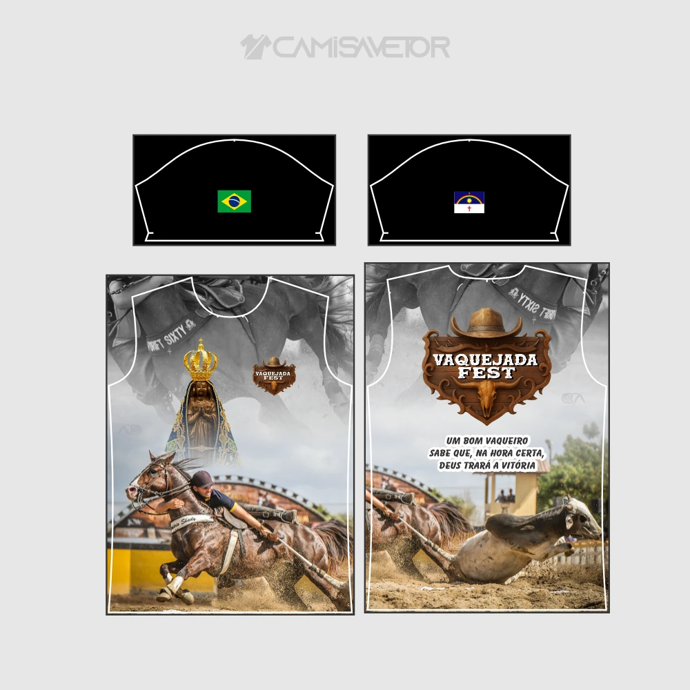 VETOR VAQUEJADA FEST PREMIUM - ESTAMPA EDITÁVEL PARA PERSONALIZAÇÃO — imagem 4