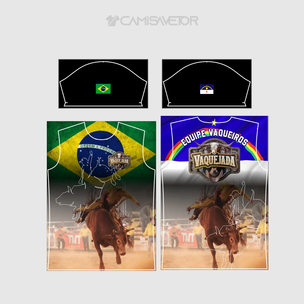 VETOR PREMIUM VAQUEJADA EQUIPE VAQUEIROS | ESTAMPA EDITÁVEL PARA PERSONALIZADOS — imagem 4