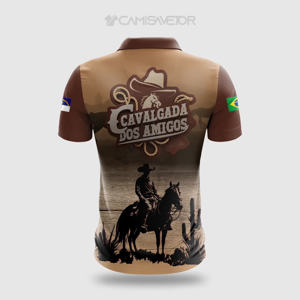 VETOR PREMIUM 7ª CAVALGADA DOS AMIGOS - ESTAMPA EDITÁVEL PARA CAMISAS E SUBLIMAÇÃO — imagem 3