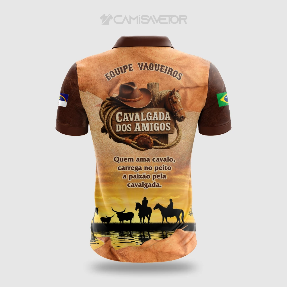 VETOR PREMIUM 6ª CAVALGADA DOS AMIGOS - DESIGN EDITÁVEL PARA ESTAMPARIA — imagem 3