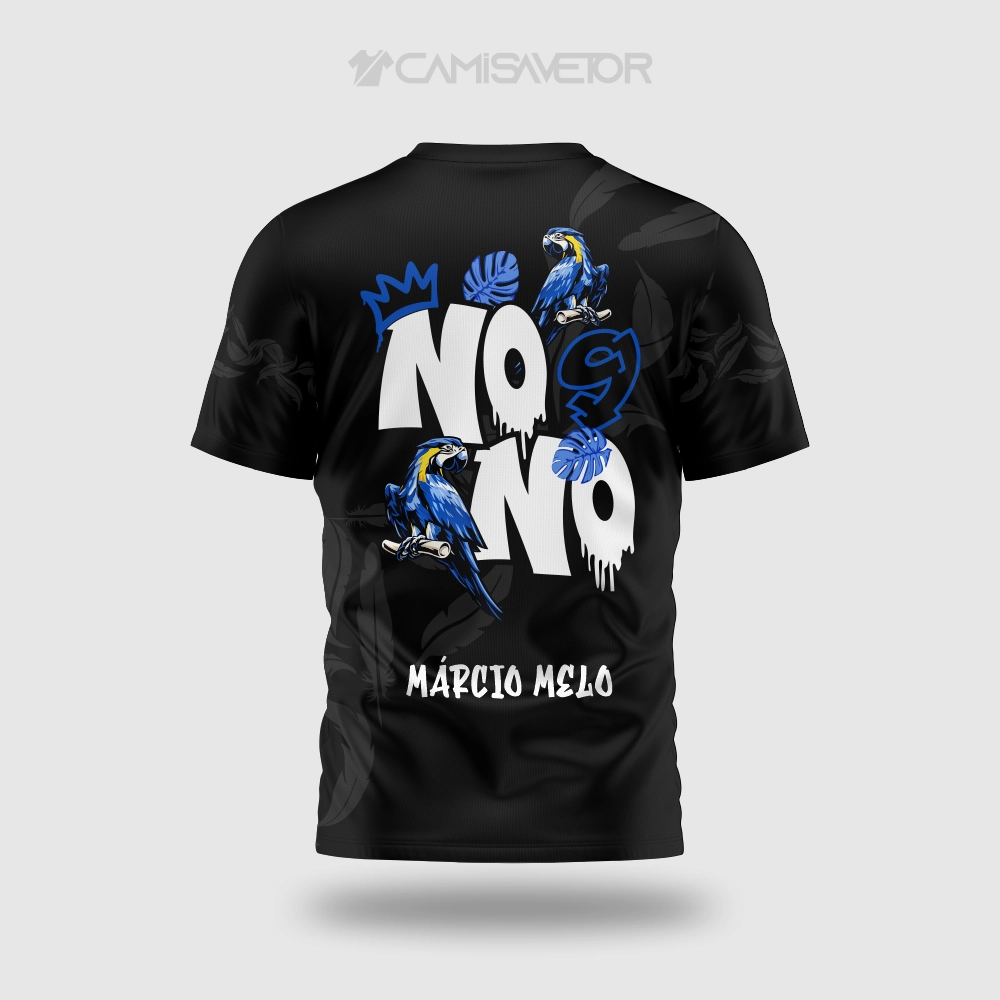 VETOR PREMIUM ARARA AZUL NONO ANO | ESTAMPA EDITÁVEL PARA FORMATURA ESCOLAR — imagem 3