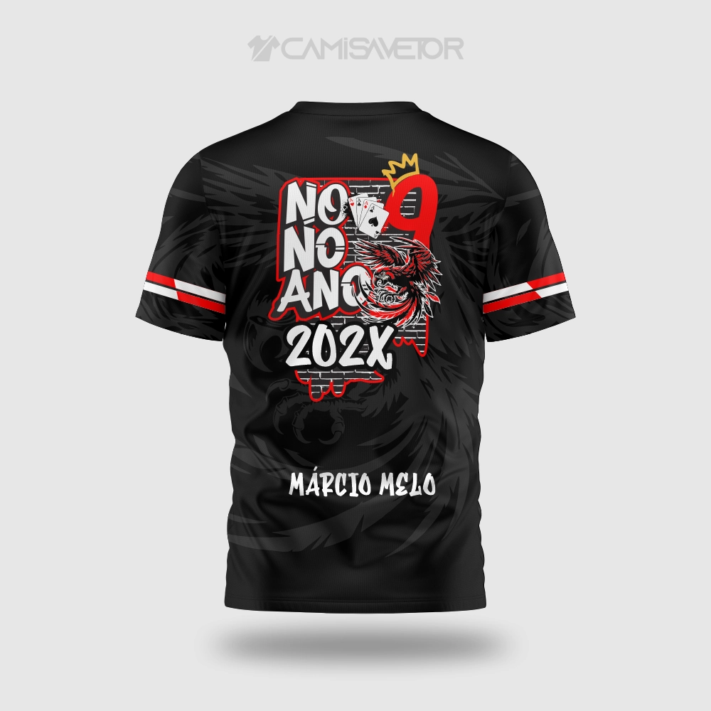 VETOR PREMIUM EDITÁVEL NONO ANO ARARA RED - DESIGN EXCLUSIVO PARA ESTAMPARIA ESCOLAR — imagem 3