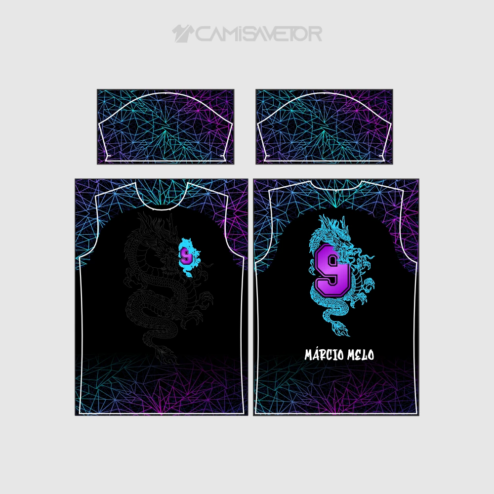 VETOR NONO ANO DRAGÃO PREMIUM - ESTAMPA EDITÁVEL PARA CAMISETAS — imagem 4