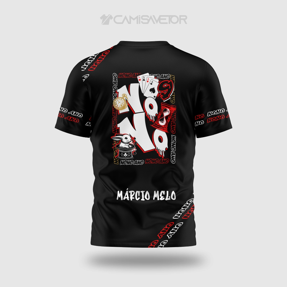VETOR PREMIUM NONO ANO COELHO TEMPO | ESTAMPA ESCOLAR EDITÁVEL PARA CAMISETAS — imagem 3