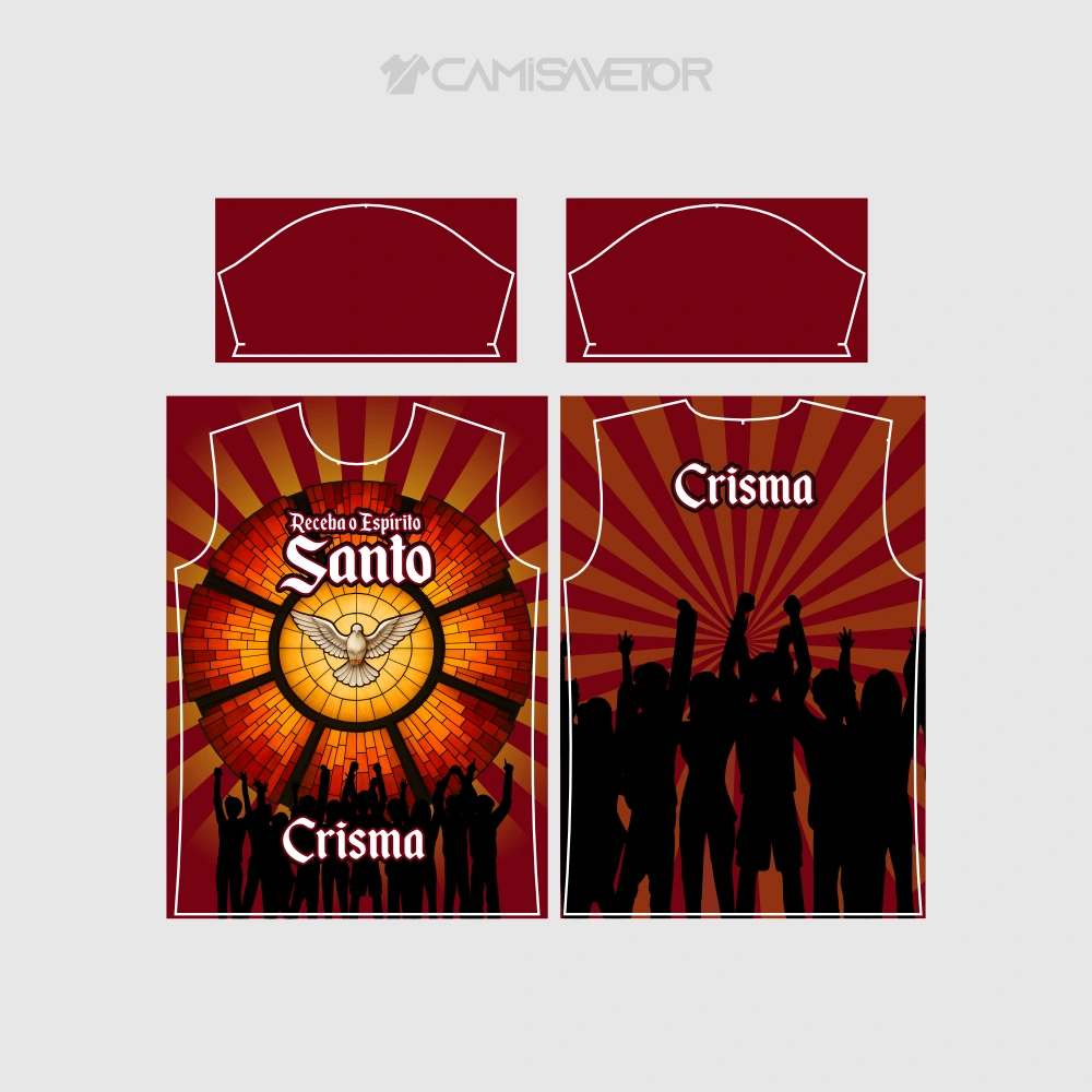 VETOR PREMIUM CRISMA | ARTE CATÓLICA EDITÁVEL PARA ESTAMPARIA — imagem 4