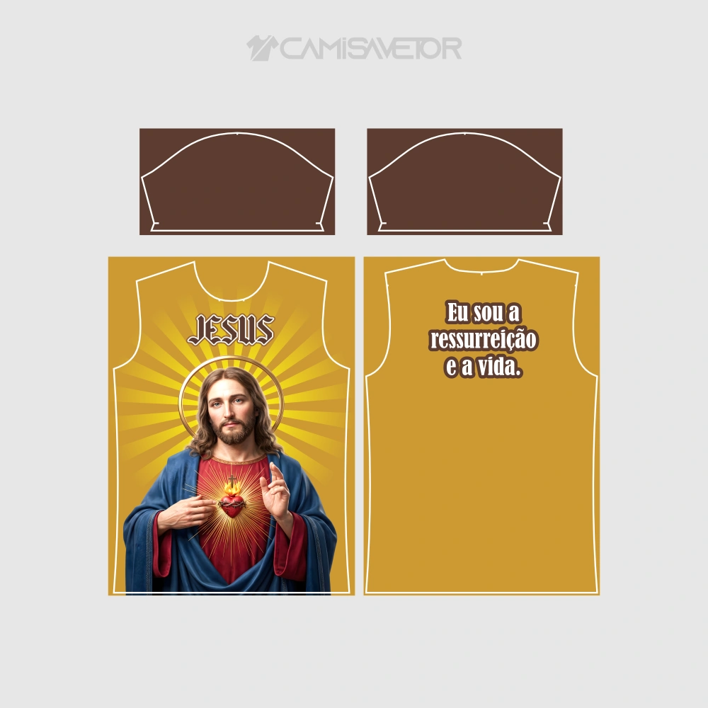 VETOR JESUS CRISTO PREMIUM | ARTE RELIGIOSA EDITÁVEL PARA ESTAMPARIA — imagem 4