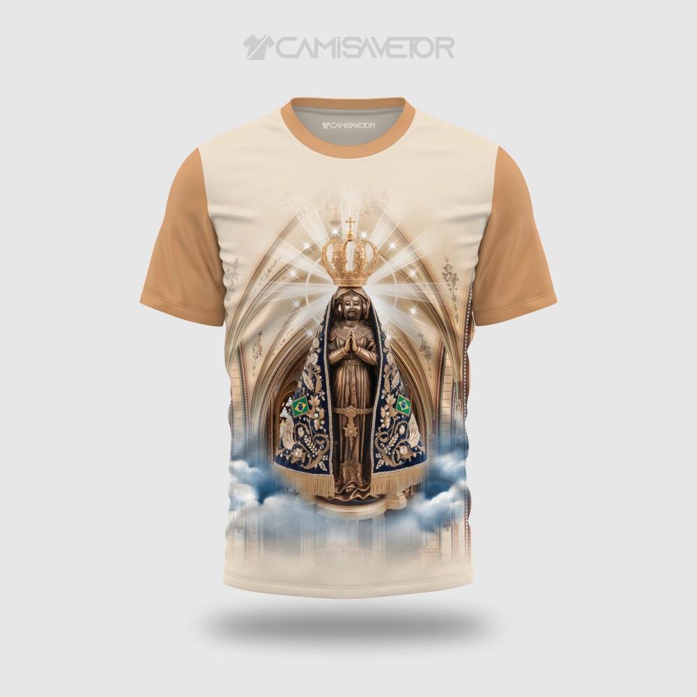 VETOR NOSSA SENHORA APARECIDA PREMIUM | ARTE EDITÁVEL PARA ESTAMPARIA DIGITAL — imagem 2