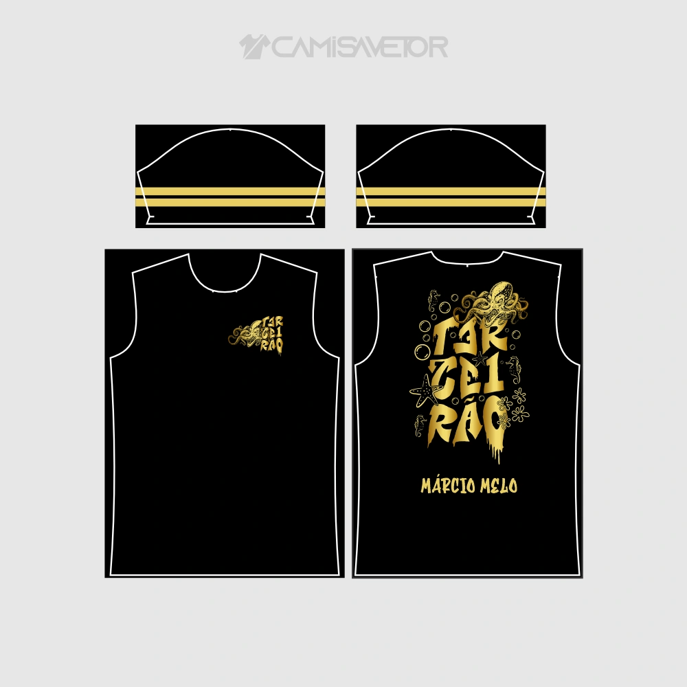 ARTE TERCEIRÃO POLVO PREMIUM | VETOR EDITÁVEL PARA CAMISETAS E ESTAMPARIA — imagem 4