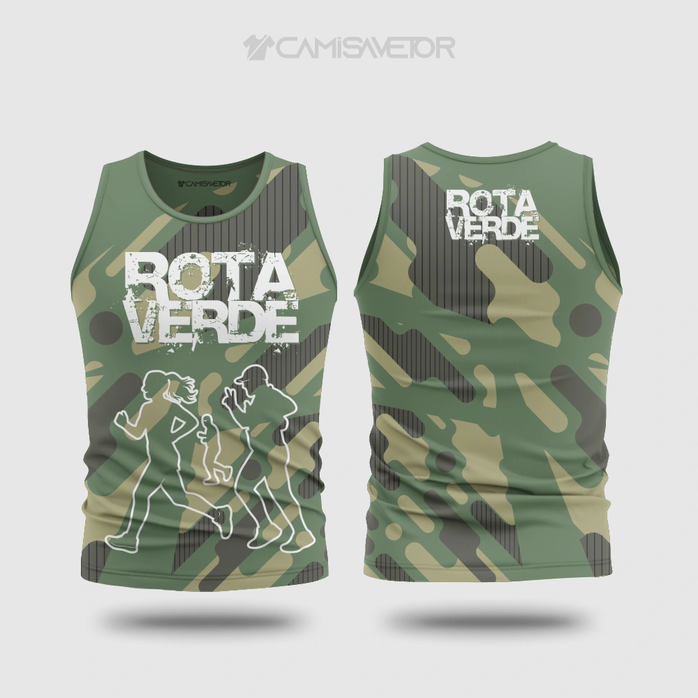 VETOR PREMIUM CORRIDA DE RUA ROTA VERDE | ARTE EDITÁVEL PARA CAMISETAS ESPORTIVAS — imagem 2