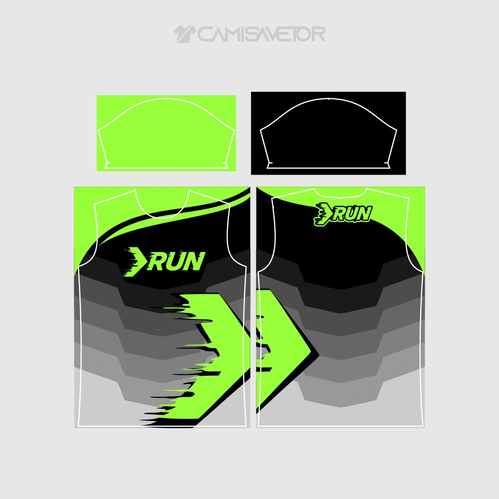 VETOR PREMIUM CORRIDA DE RUA - ARTE EDITÁVEL PARA CAMISETAS STREET STYLE — imagem 3