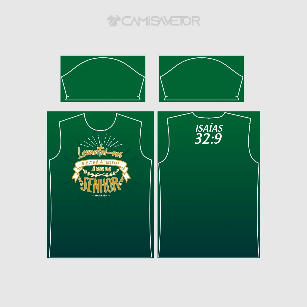 VETOR CRISTÃ ISAÍAS 32-9 PARA CAMISA | ESTAMPA PREMIUM EDITÁVEL — imagem 4
