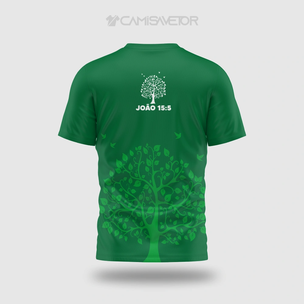 VETOR PREMIUM PARA CAMISA CRISTÃ: ARTE JOÃO 15:5 EDITÁVEL — imagem 3