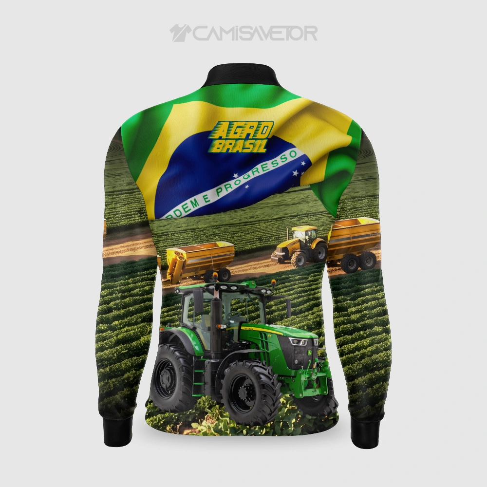 VETOR PREMIUM EDITÁVEL: ARTE CAMISA AGRO BRASIL | ESTAMPA EXCLUSIVA AGRO — imagem 3
