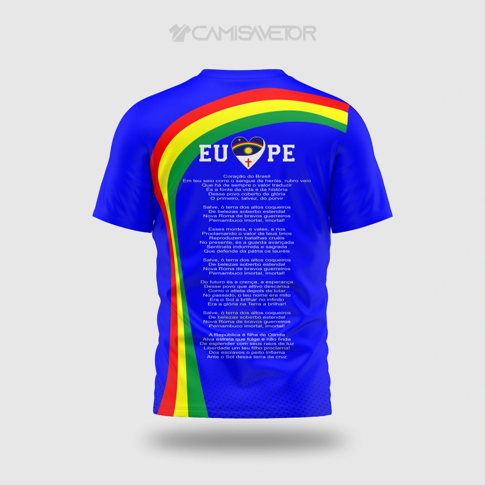 VETOR PREMIUM EDITÁVEL: ARTE ESTAMPA CAMISA PERNAMBUCO EXCLUSIVA — imagem 3