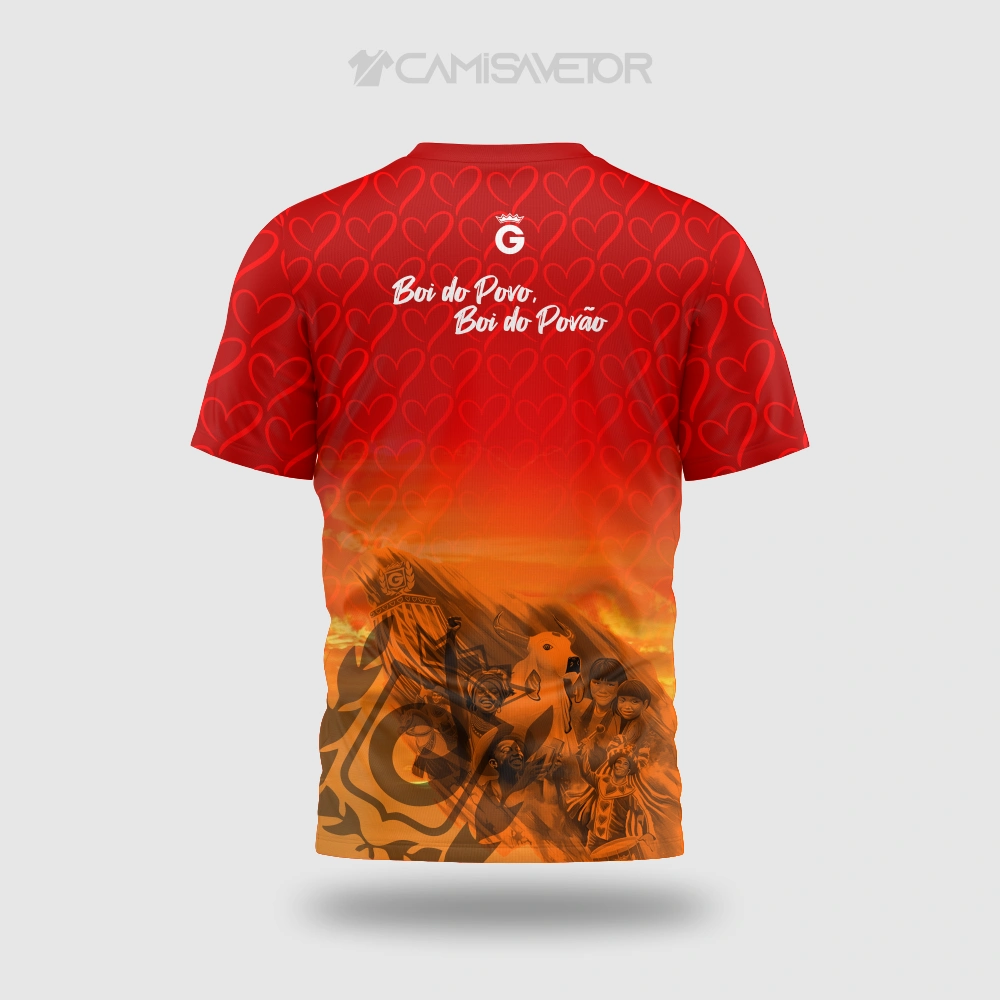 DESIGN VETORIAL BOI GARANTIDO PREMIUM - ESTAMPA FOLCLÓRICA EDITÁVEL PARA CAMISAS — imagem 3