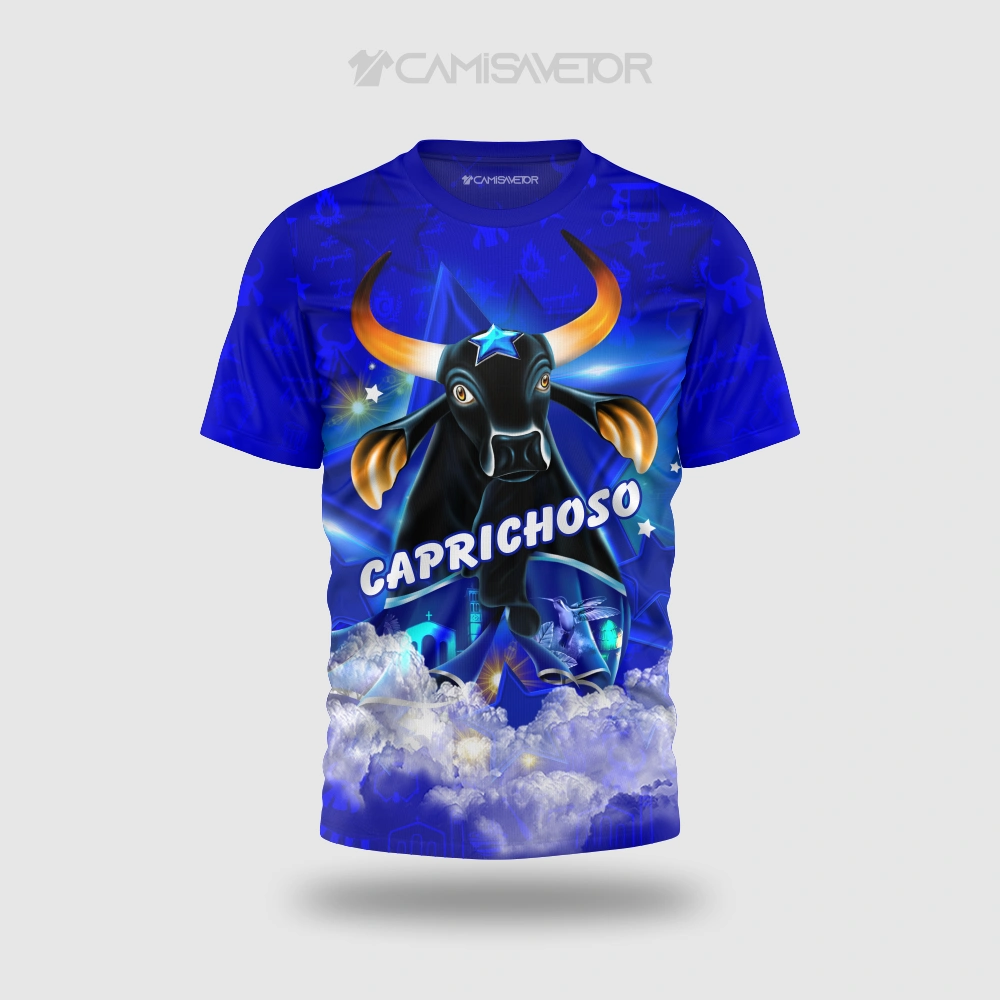 VETOR PREMIUM BOI CAPRICHOSO - ESTAMPA FOLCLÓRICA EDITÁVEL PARA CAMISAS — imagem 2
