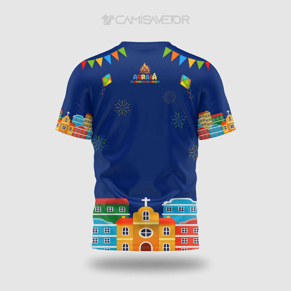 VETOR PREMIUM ARTE CAMISA ARRAIÁ SÃO JOÃO | DESIGN EDITÁVEL FESTA JUNINA — imagem 3