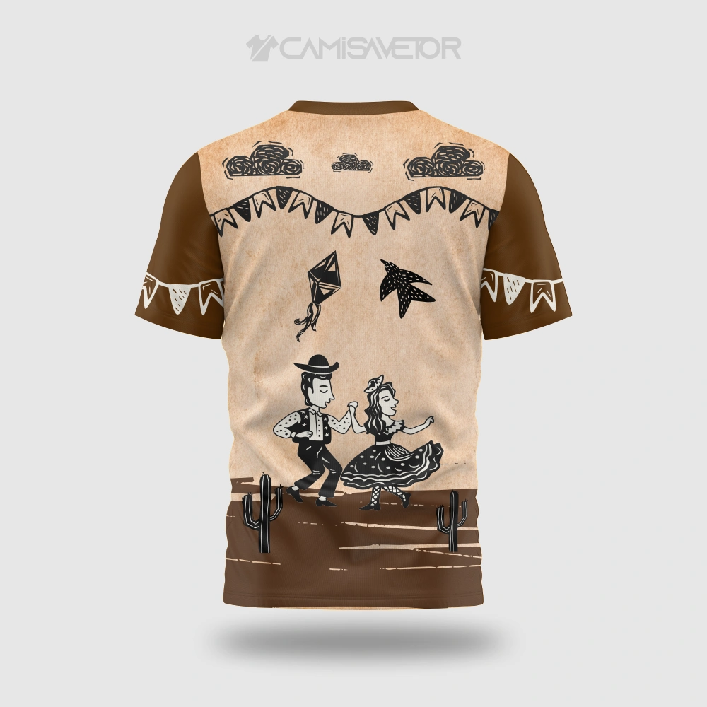 VETOR PREMIUM SÃO JOÃO: ARTE EDITÁVEL PARA CAMISAS E ESTAMPARIA CRIATIVA — imagem 3