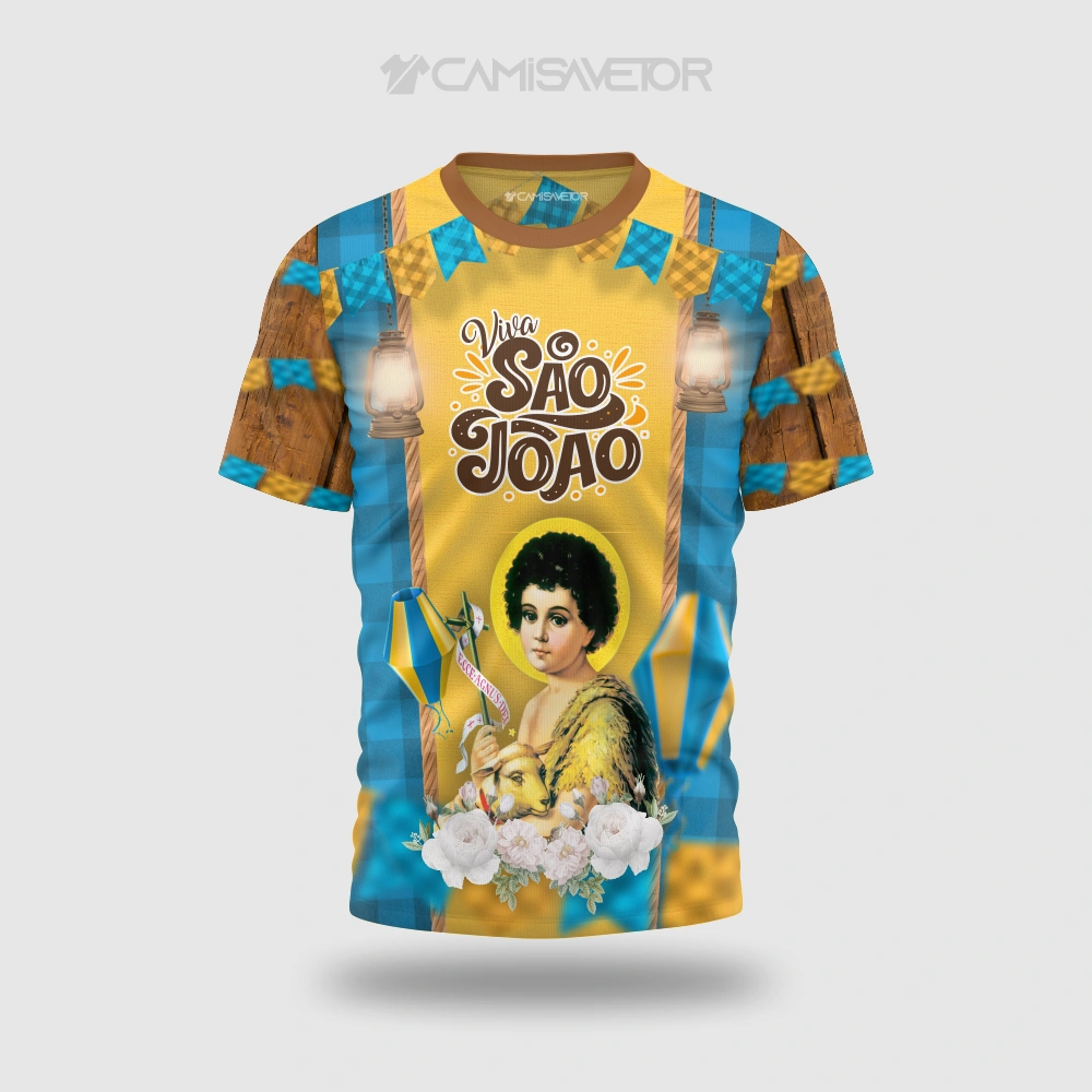 VETOR PREMIUM SÃO JOÃO PARA CAMISETAS | ARTE DIGITAL JUNINA EDITÁVEL — imagem 2