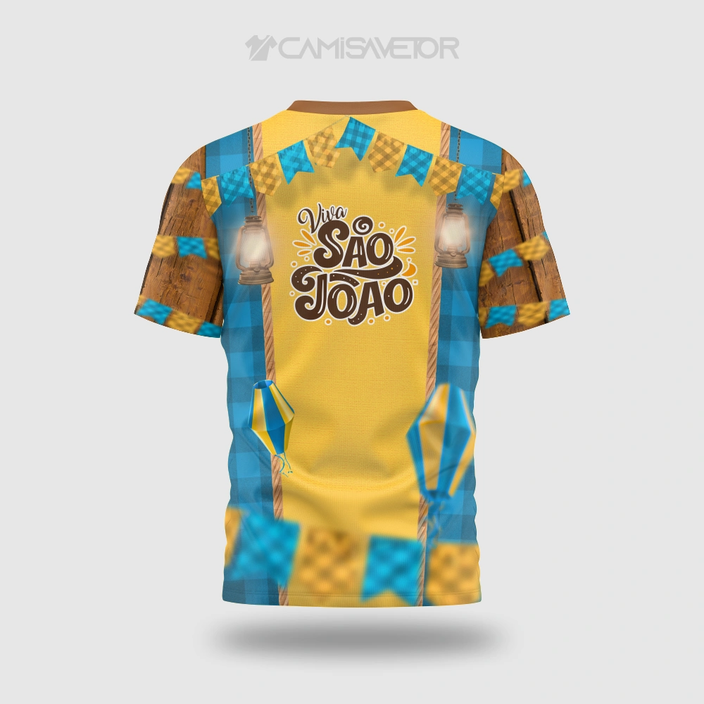 VETOR PREMIUM SÃO JOÃO PARA CAMISETAS | ARTE DIGITAL JUNINA EDITÁVEL — imagem 3