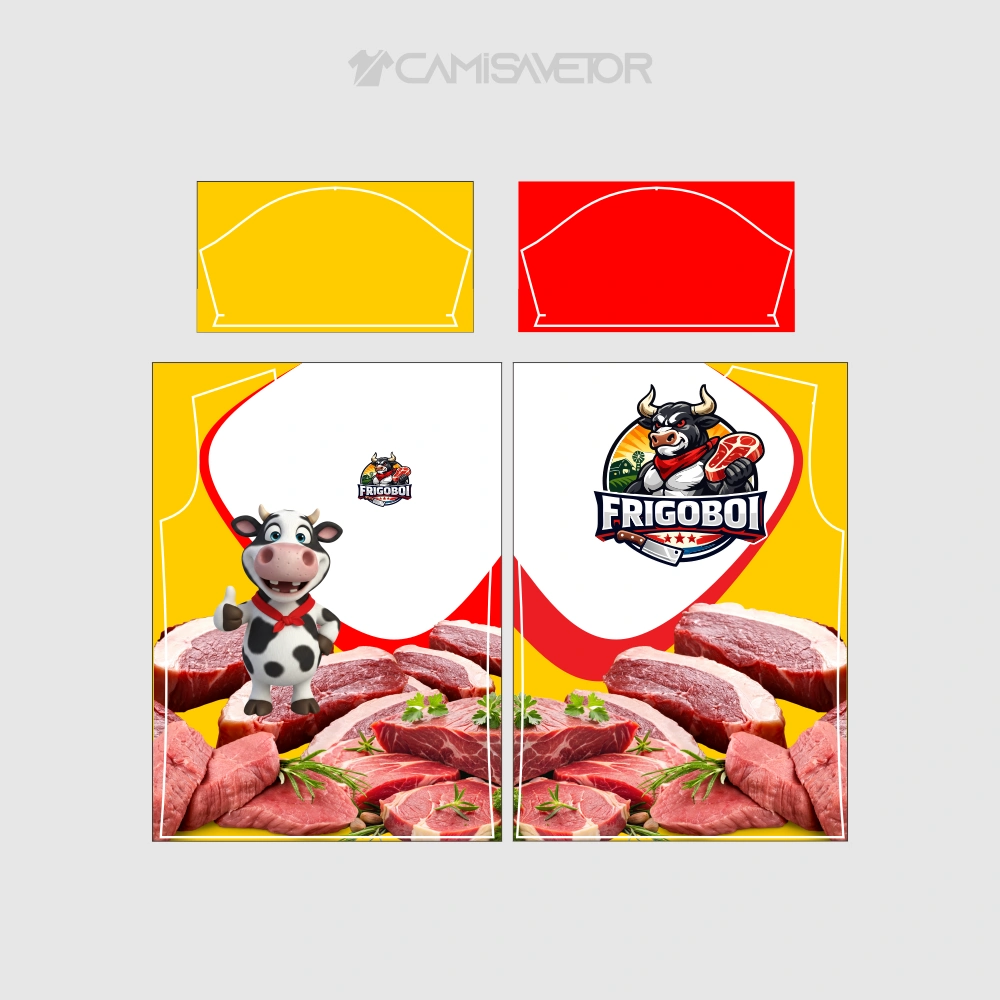 VETOR PREMIUM: ARTE CAMISA FRIGORÍFICO FRIGOBOI EDITÁVEL PARA ESTAMPARIA PROFISSIONAL — imagem 4