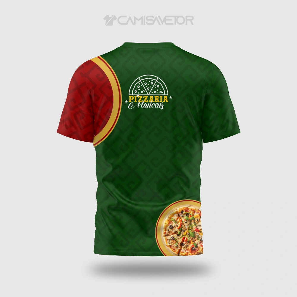 VETOR PREMIUM CAMISA PIZZARIA - ARTE EDITÁVEL PARA ESTAMPARIA PROFISSIONAL — imagem 3