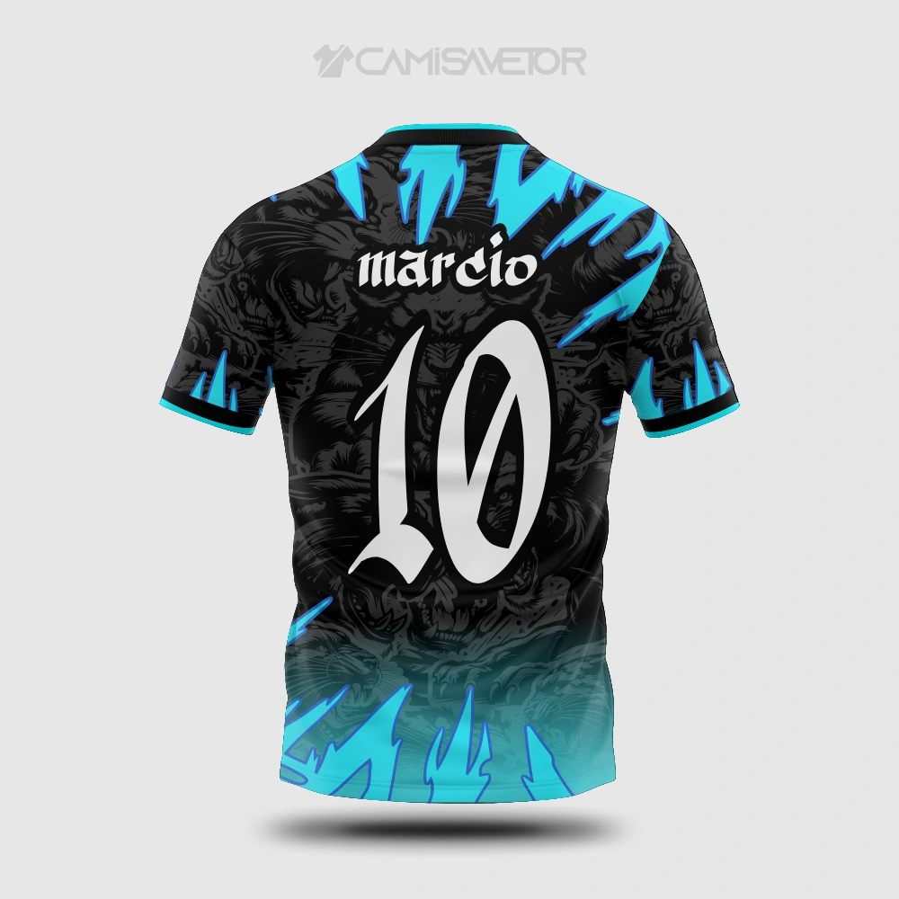 VETOR PREMIUM PANTERA INTERCLASSE | ARTE EDITÁVEL PARA CAMISA ESCOLAR — imagem 3