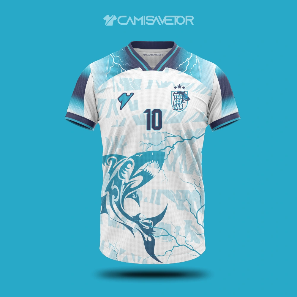 VETOR PREMIUM TUBARÃO INTERCLASSE PARA CAMISA | ARTE EDITÁVEL PROFISSIONAL — imagem 2