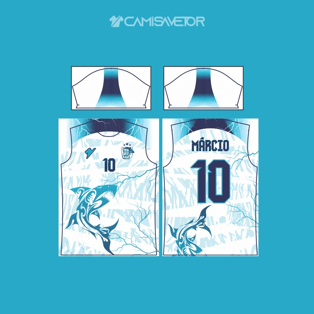 VETOR PREMIUM TUBARÃO INTERCLASSE PARA CAMISA | ARTE EDITÁVEL PROFISSIONAL — imagem 4