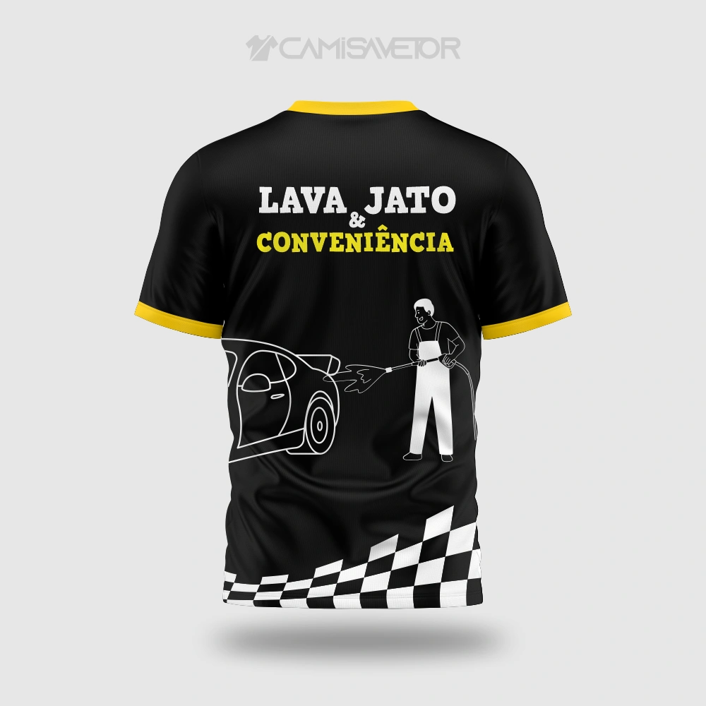 VETOR PREMIUM LAVA JATO PARA ESTAMPARIA | ARTE EDITÁVEL PROFISSÃO CAR WASH — imagem 3