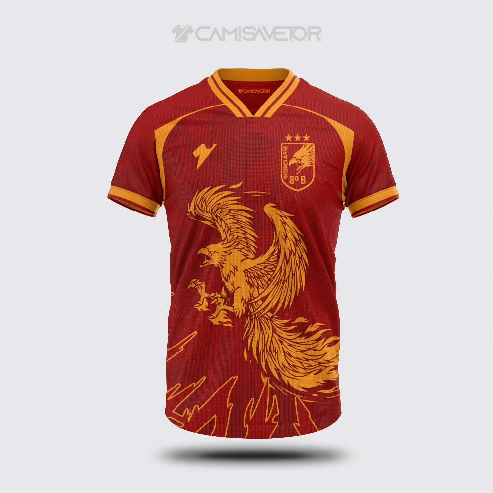 ARTE VETOR PREMIUM FÊNIX PARA CAMISA INTERCLASSE - ESTAMPA EDITÁVEL — imagem 2