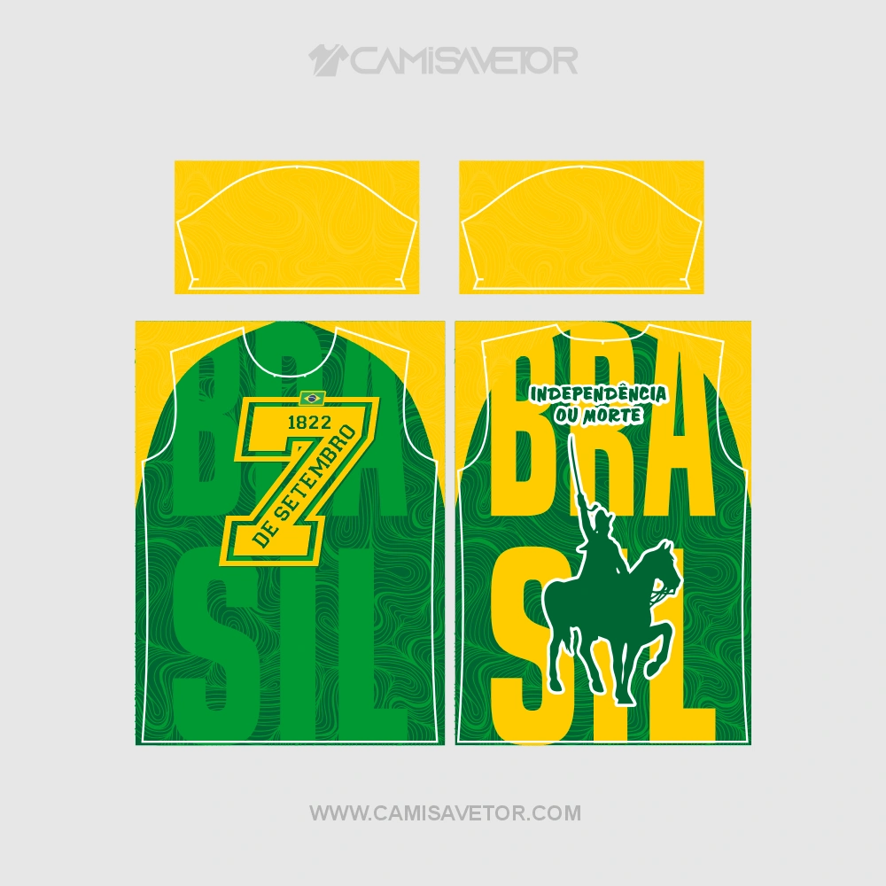 VETOR PREMIUM 7 DE SETEMBRO | ARTE EDITÁVEL PARA CAMISETA E ESTAMPA PATRIÓTICA — imagem 4