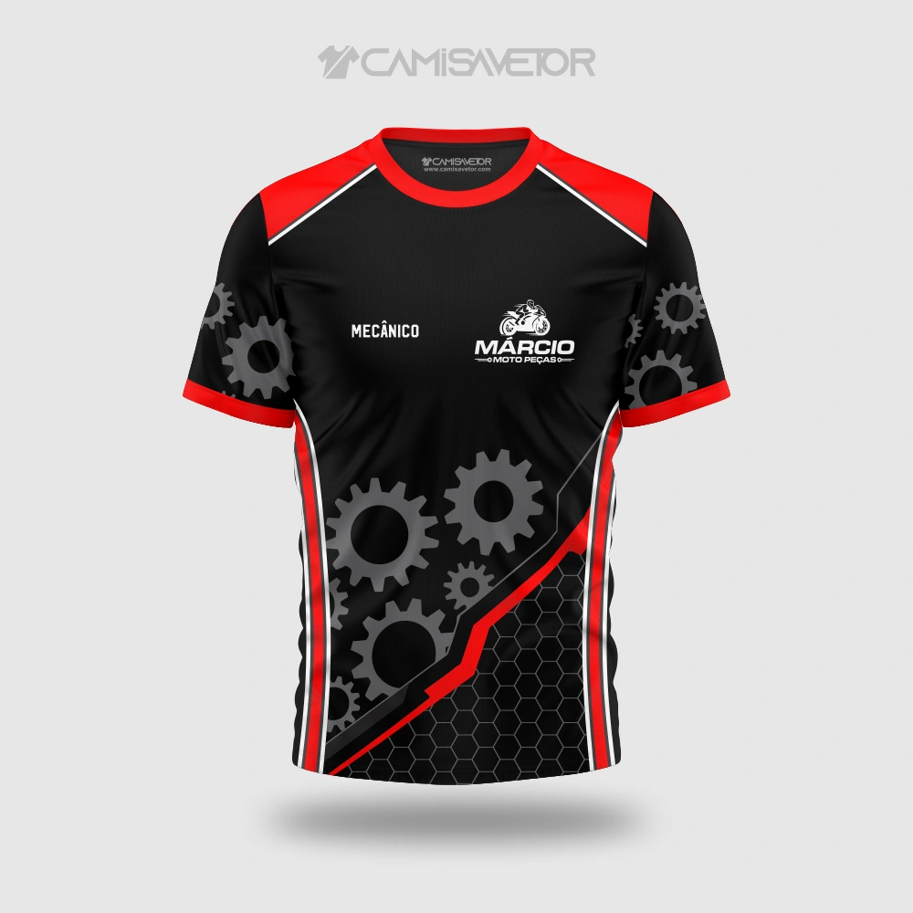 VETOR PREMIUM MOTO PEÇAS: ARTE EDITÁVEL PARA ESTAMPAS DE CAMISAS — imagem 2