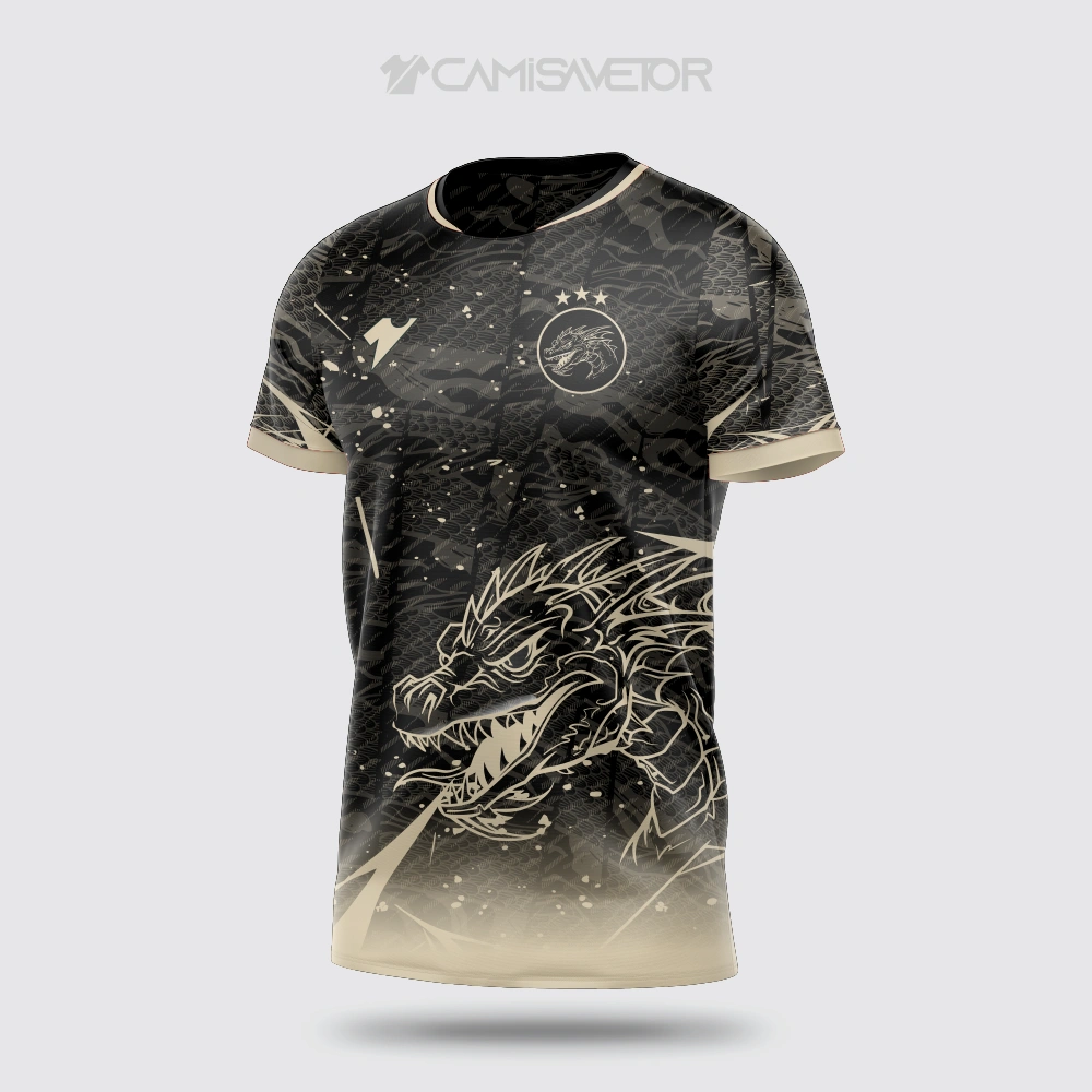 VETOR PREMIUM DRAGÃO INTERCLASSE | ARTE EDITÁVEL PARA CAMISA PERSONALIZADA — imagem 3