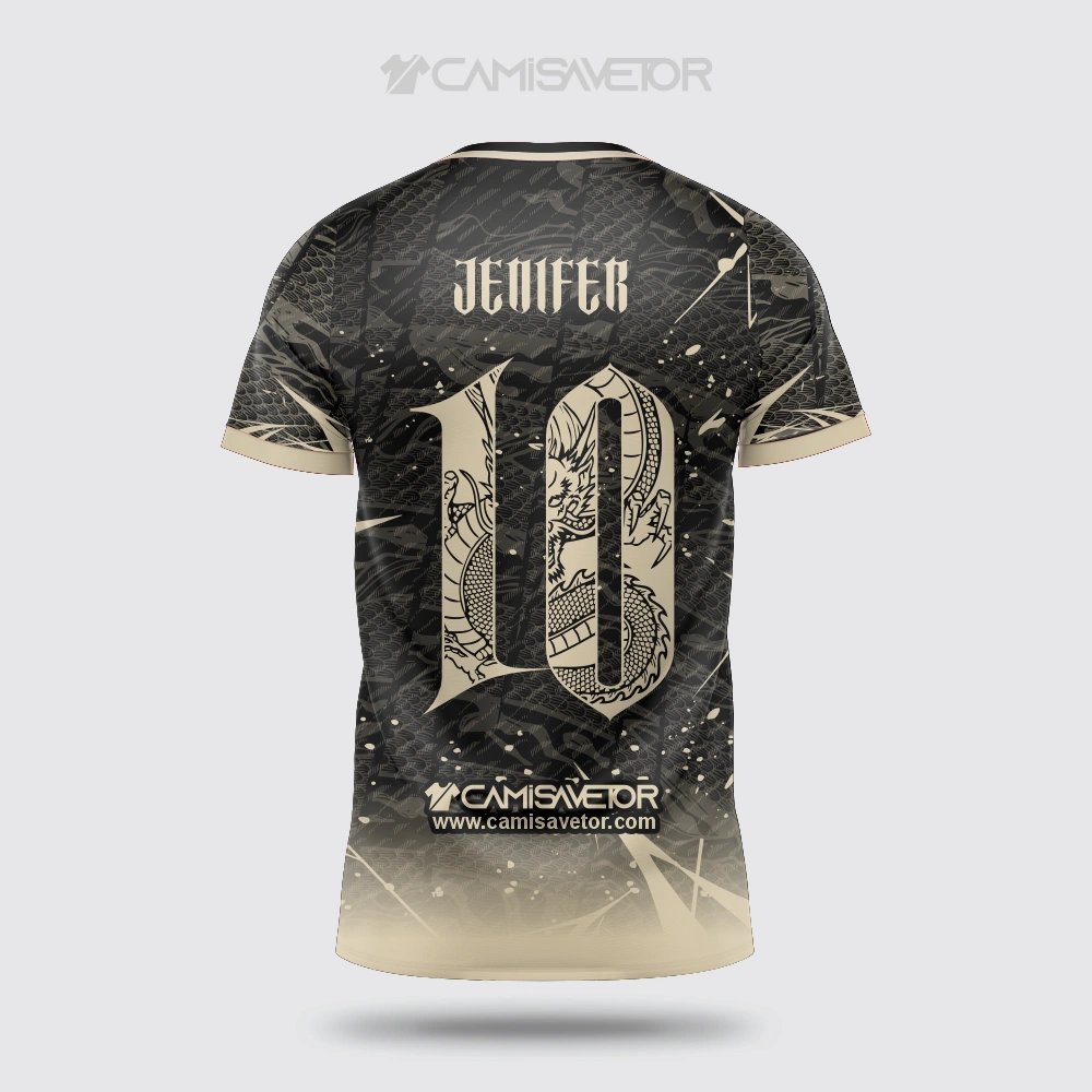 VETOR PREMIUM DRAGÃO INTERCLASSE | ARTE EDITÁVEL PARA CAMISA PERSONALIZADA — imagem 4