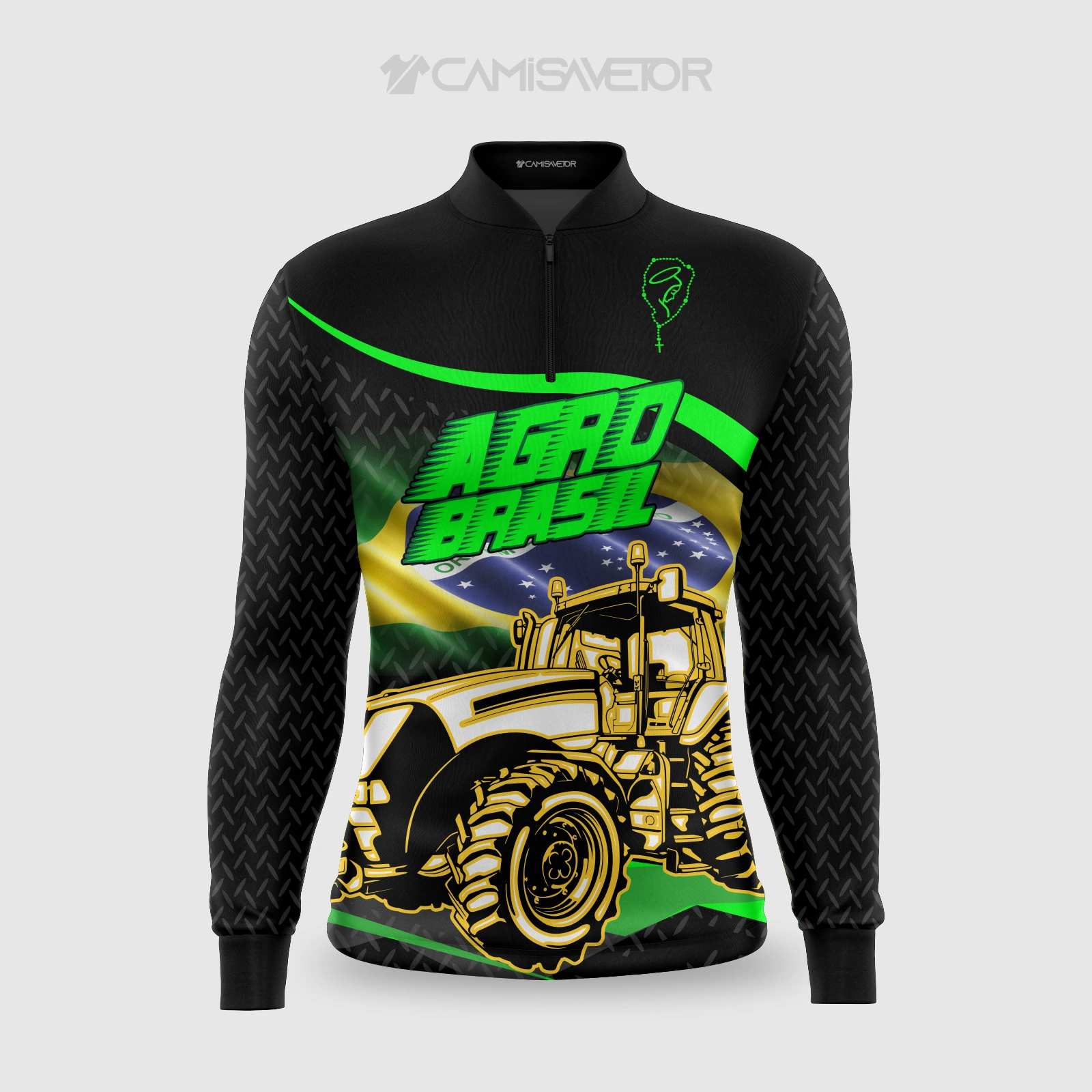 VETOR PREMIUM EDITÁVEL CAMISA AGRO BRASIL | ESTAMPA EXCLUSIVA PARA T-SHIRT — imagem 2