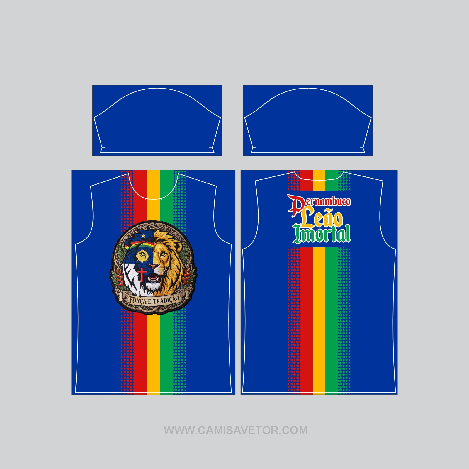 VETOR PREMIUM PERNAMBUCO PARA CAMISA - ARTE EDITÁVEL ESTAMPARIA — imagem 4