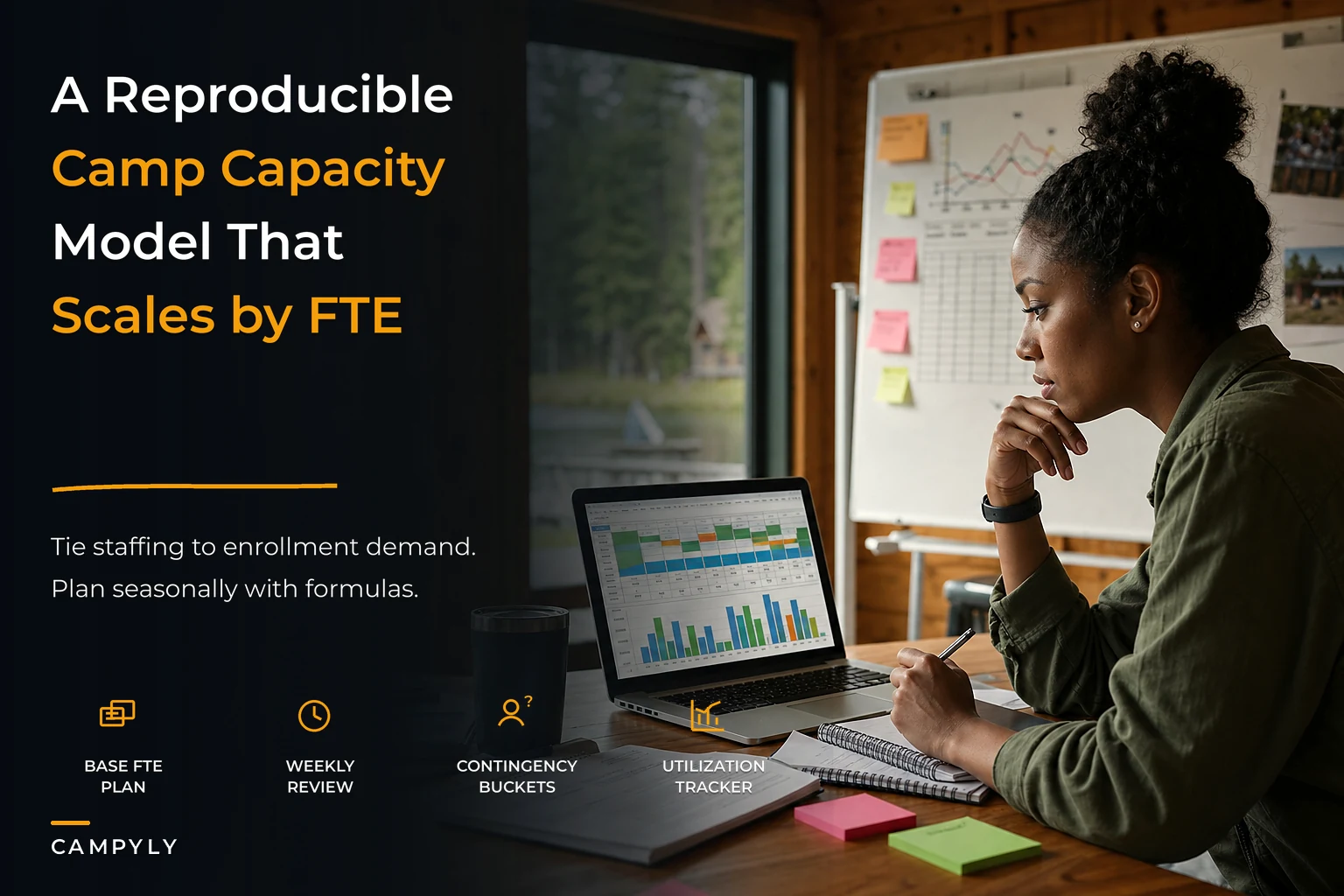 A Reproducible Camp Staffing Model: FTE Formulas, Contingency Headcount and Seasonal Capacity Planning