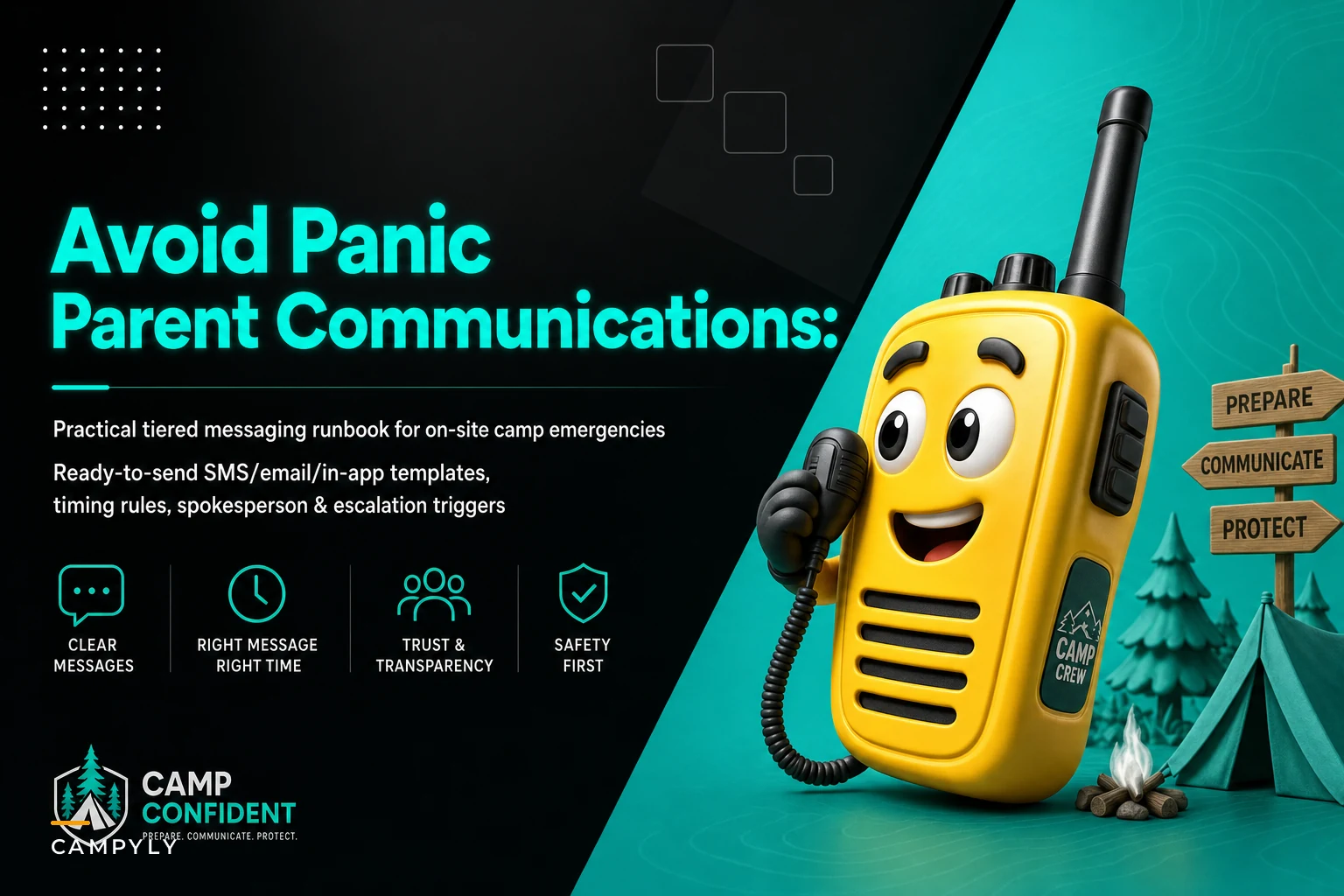 Avoid panic: parent communication runbook for on‑site emergencies