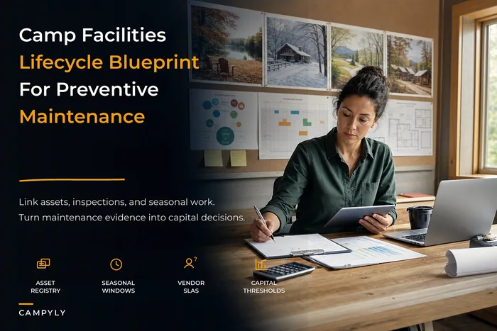 Camp facilities lifecycle blueprint for preventive maintenance and inspections