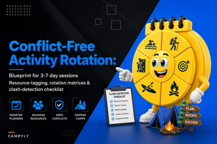 Conflict‑free activity rotation blueprint for 3–7 day sessions
