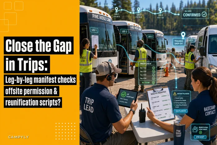 Don't leave gaps in trips with offsite permission and transport emergency workflow
