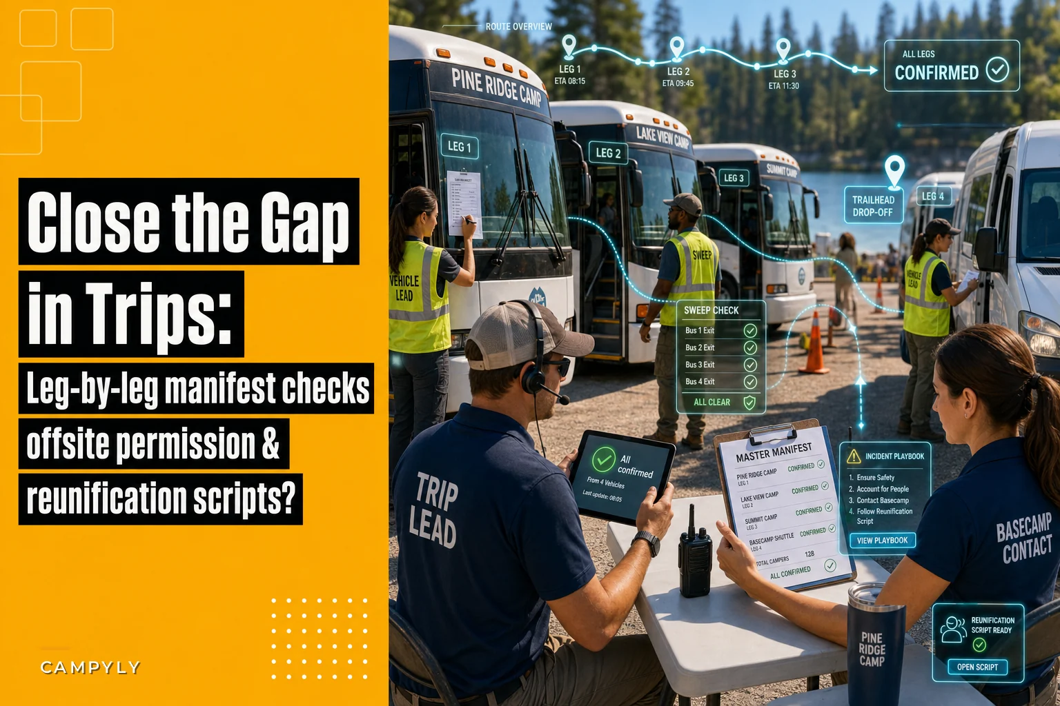 Don't leave gaps in trips with offsite permission and transport emergency workflow