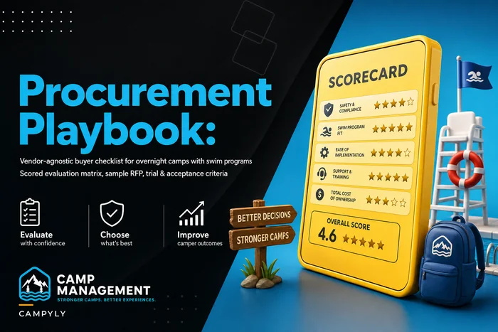 How to evaluate and procure camp management SaaS for overnight camps with swim programs: a practical buyer’s checklist + RFP template