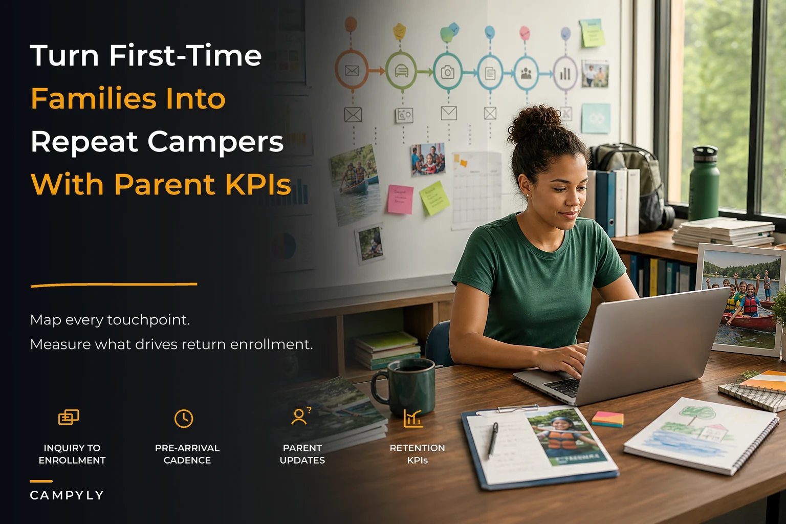 Turn first-time families into loyal campers: a parent engagement lifecycle with KPIs and templates