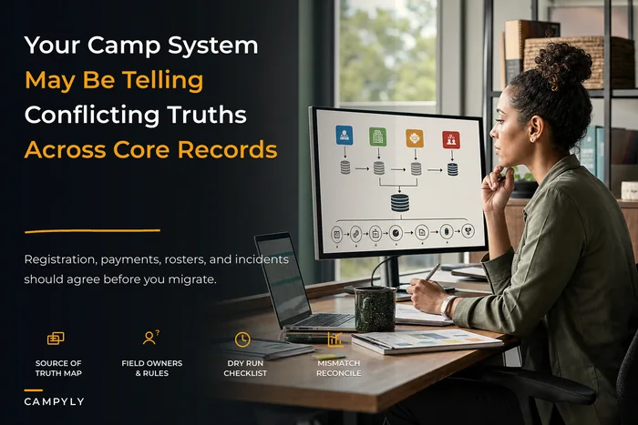 Your registration system is lying: a camp data architecture, integrations and migration playbook
